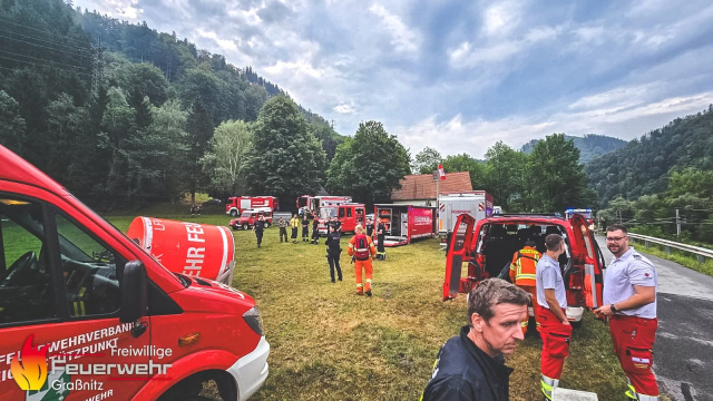 KHD-Einsatz: Waldbrand Pernegg